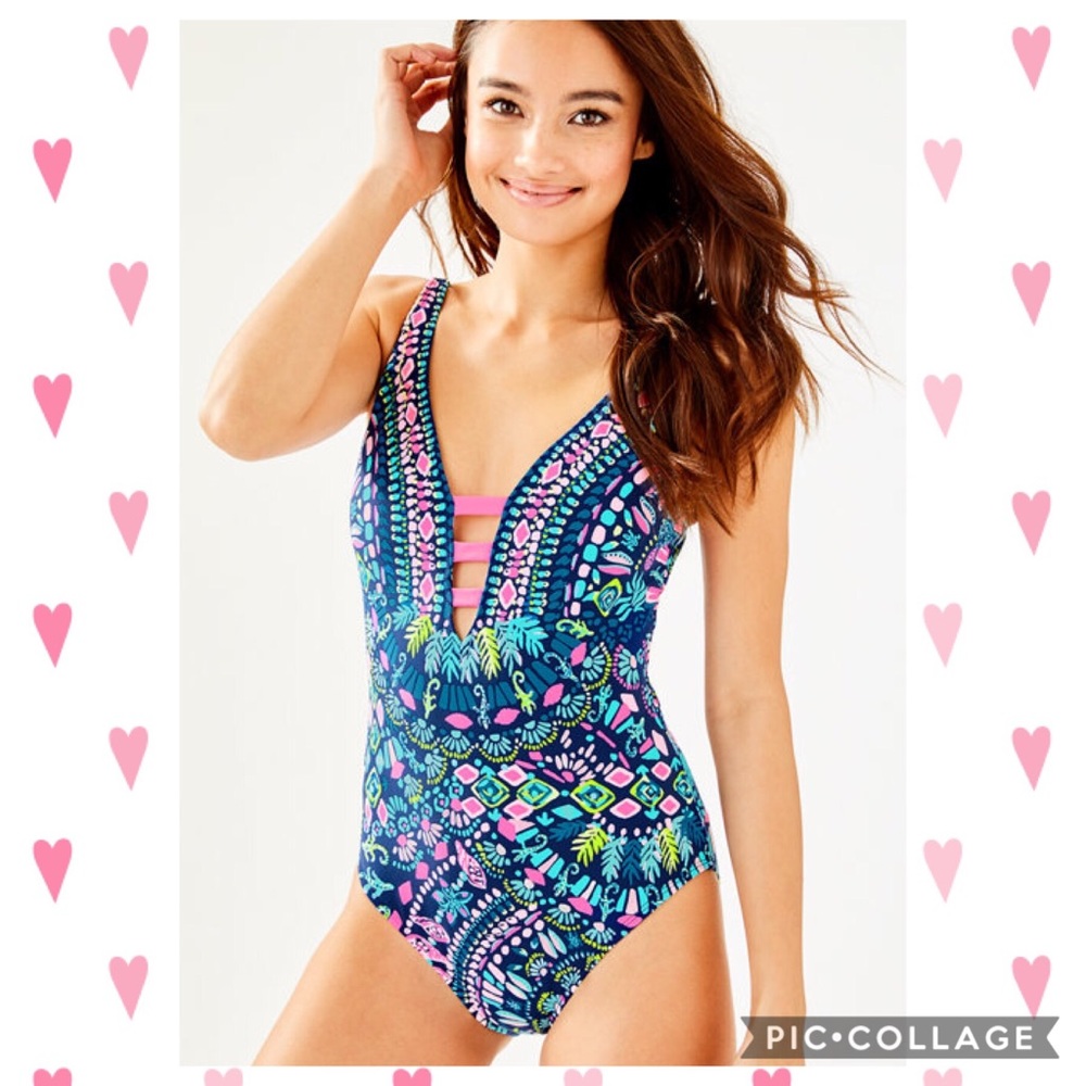 Lilly Pulitzer Inky Navy Glow and Flow Jaspen - 8